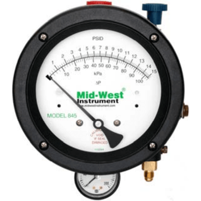 Mid-West Backflow Prevention Assembly Test Kit, Model 845-2